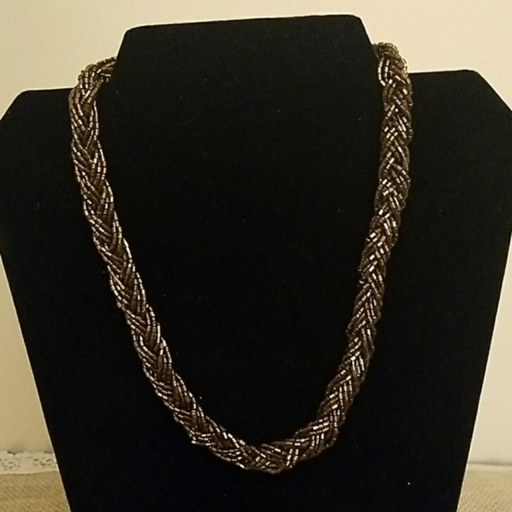 COCOA 14" braided necklace